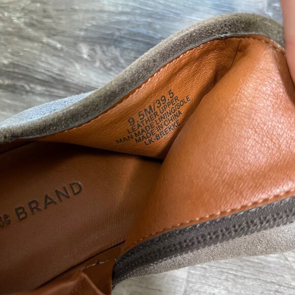 Lucky Brand Brekke Brindle Ankle Booties Leather Brown Women’s Size 9.5 - Picture 9 of 9